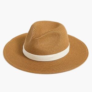 NWT J.Crew  Packable straw hat size S/M